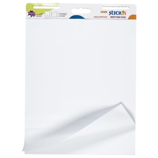 Obrázek Flipchart samolepicí STICK'N 762 x 635 mm 30 listů - bílá
