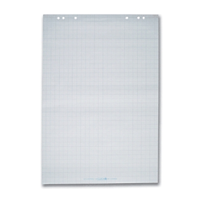 Obrázek Blok pro flipchart 68 x 95 cm, 25 listů, 10 otvorů - čtverečkovaný