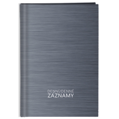 Obrázek Denní záznamy - A4 - lamino - Šedý