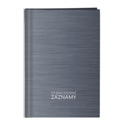 Obrázek Denní záznamy - A5 - Šedý