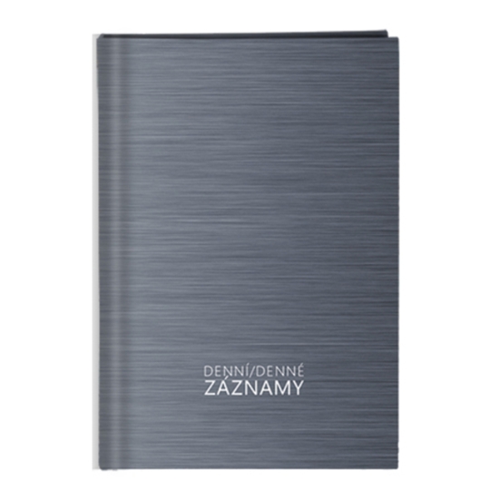 Obrázek Denní záznamy - A5 - Šedý