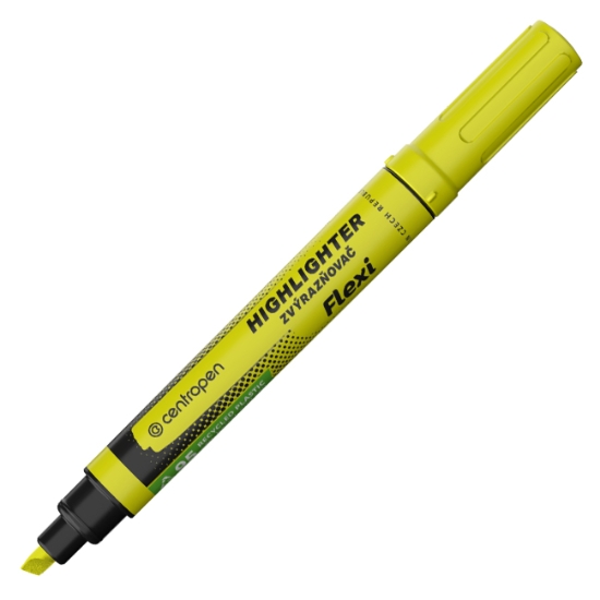 Obrázek Centropen Highlighter Flexi 8542 - žlutá