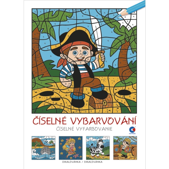 Obrázek Omalovánka A4 - Číselné vybarvování