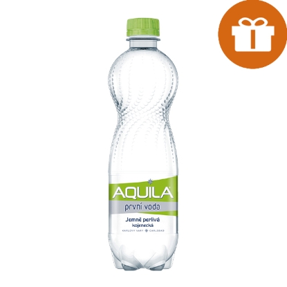 Obrázek Aquila jemně perlivá - přírodní 0,5 l / 12 ks