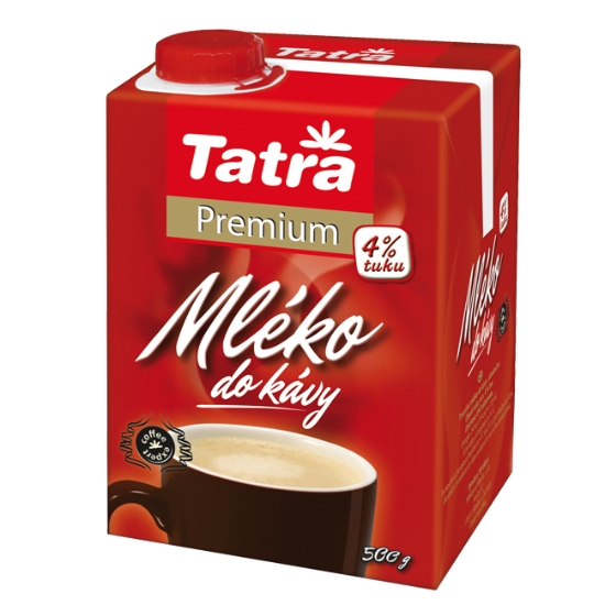 Obrázek Mléko do kávy Tatra Premium 4% 500 g