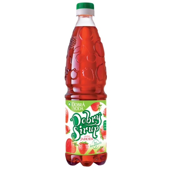 Obrázek Dobrý sirup, jahoda 0,7 l