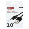 Obrázek Micro USB kabely Quick Charge - černá